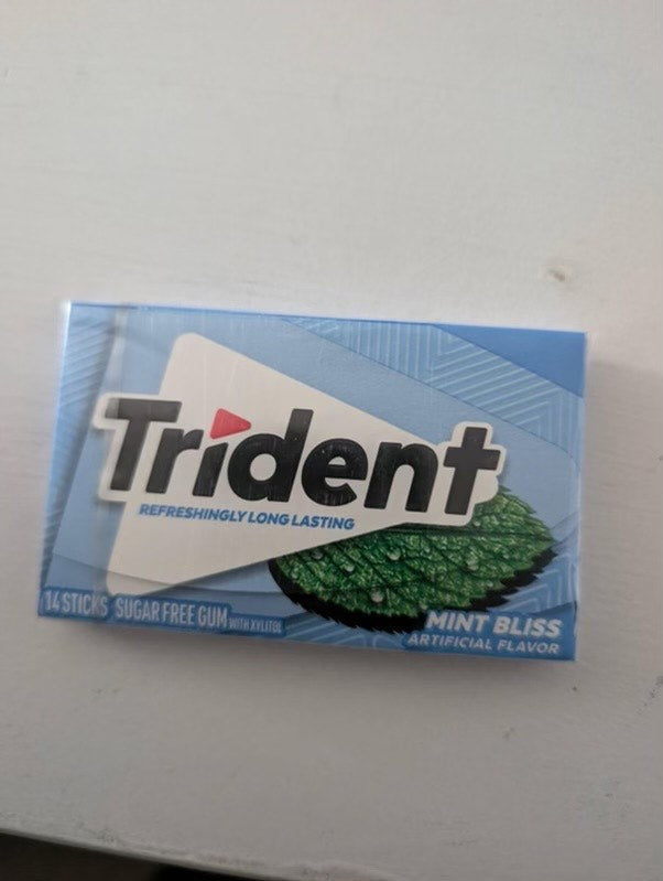 Trident Sugar Free Gum Mint Bliss - (3x14)ct/20pk