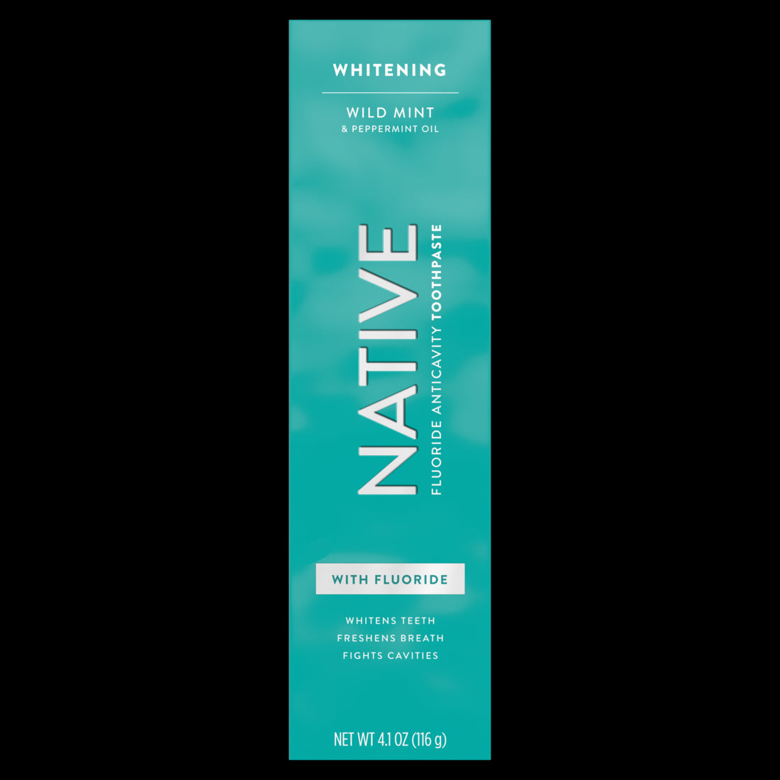 Native Whitening Wild Mint & Peppermint Oil Fluoride Toothpaste - 4.1oz/24pk