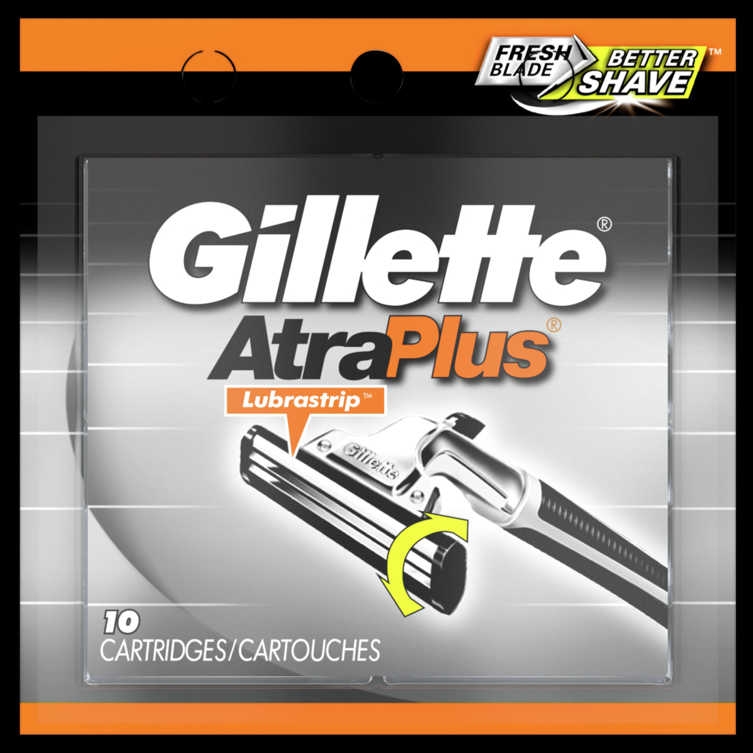 Gillette Atra Plus Mens Razor Blade Refill Cartridges - 10ct/6pk