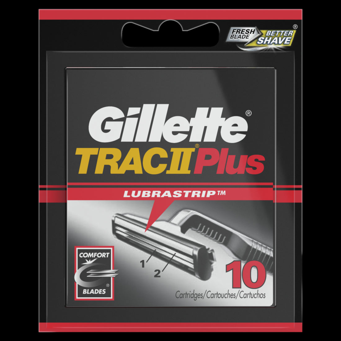Gillette TRAC II Plus Razor Blade Refills - 10ct/36pk