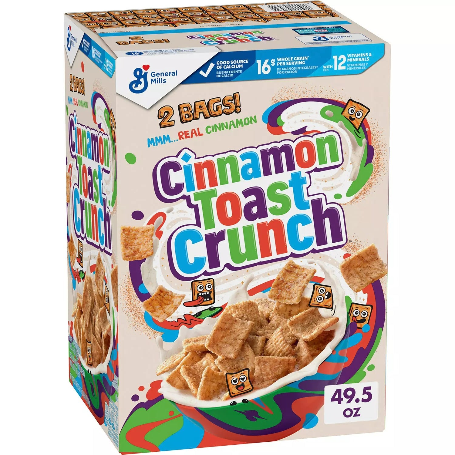 Cinnamon Toast Crunch Cereal - 49.5oz/1pk