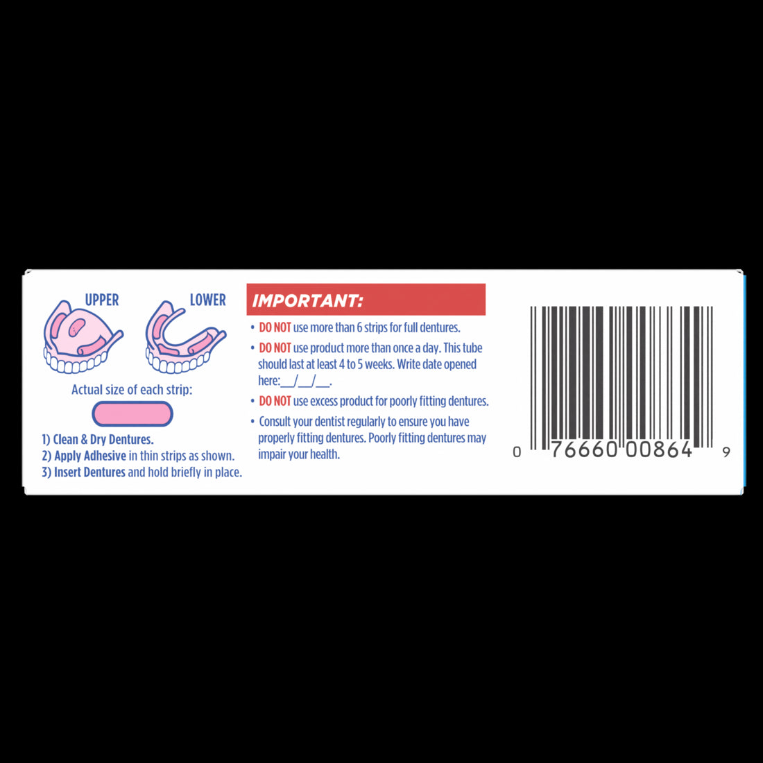 Fixodent Original Secure Denture Adhesive - 1.4oz/24pk