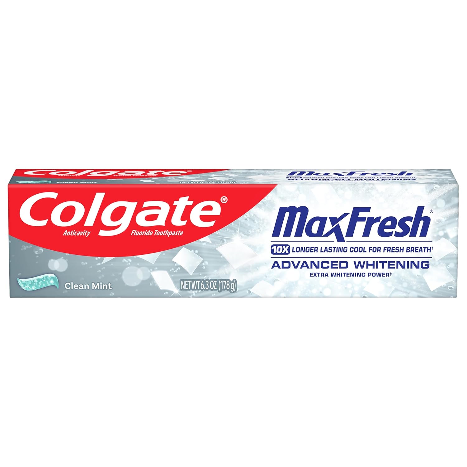 Colgate Max Fresh Toothpaste Advanced Whitening - 6.3oz/24pk