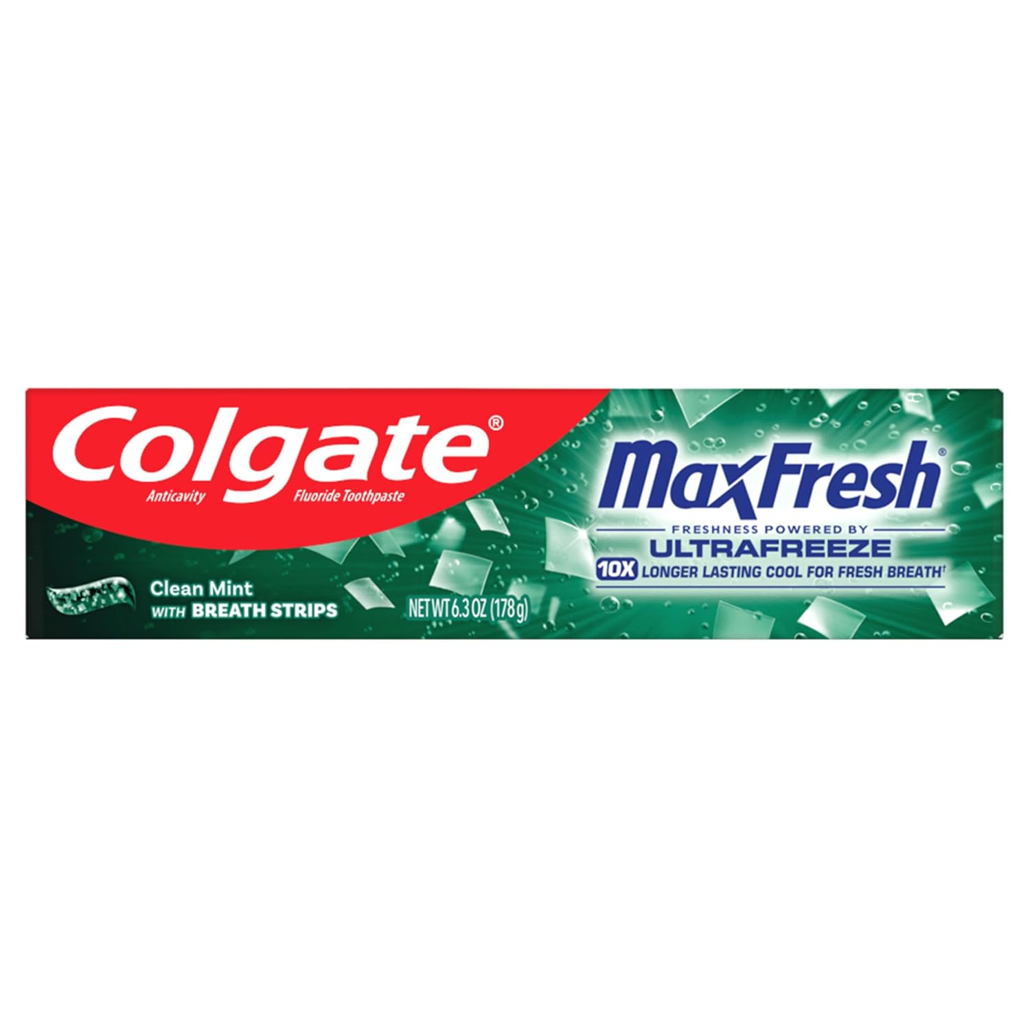 Colgate Max Fresh Toothpaste Clean Mint - 6.3oz/24pk