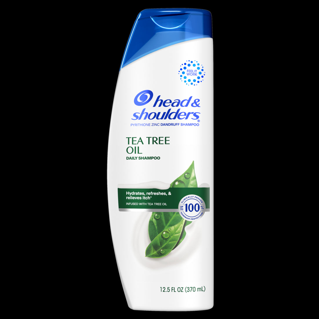 Head and Shoulders Dandruff Shampoo Anti-Dandruff Treatment Tea Tree Oil for Daily Use Paraben Free - 12.5oz/6pk