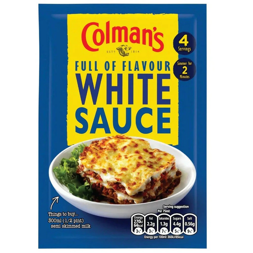 Colmans White Sauce Mix - 0.8oz/20pk