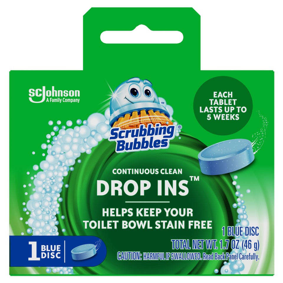 Scrubbing Bubbles@Vanish DROP-ins Blue SINGLE - 1.7oz/12pk