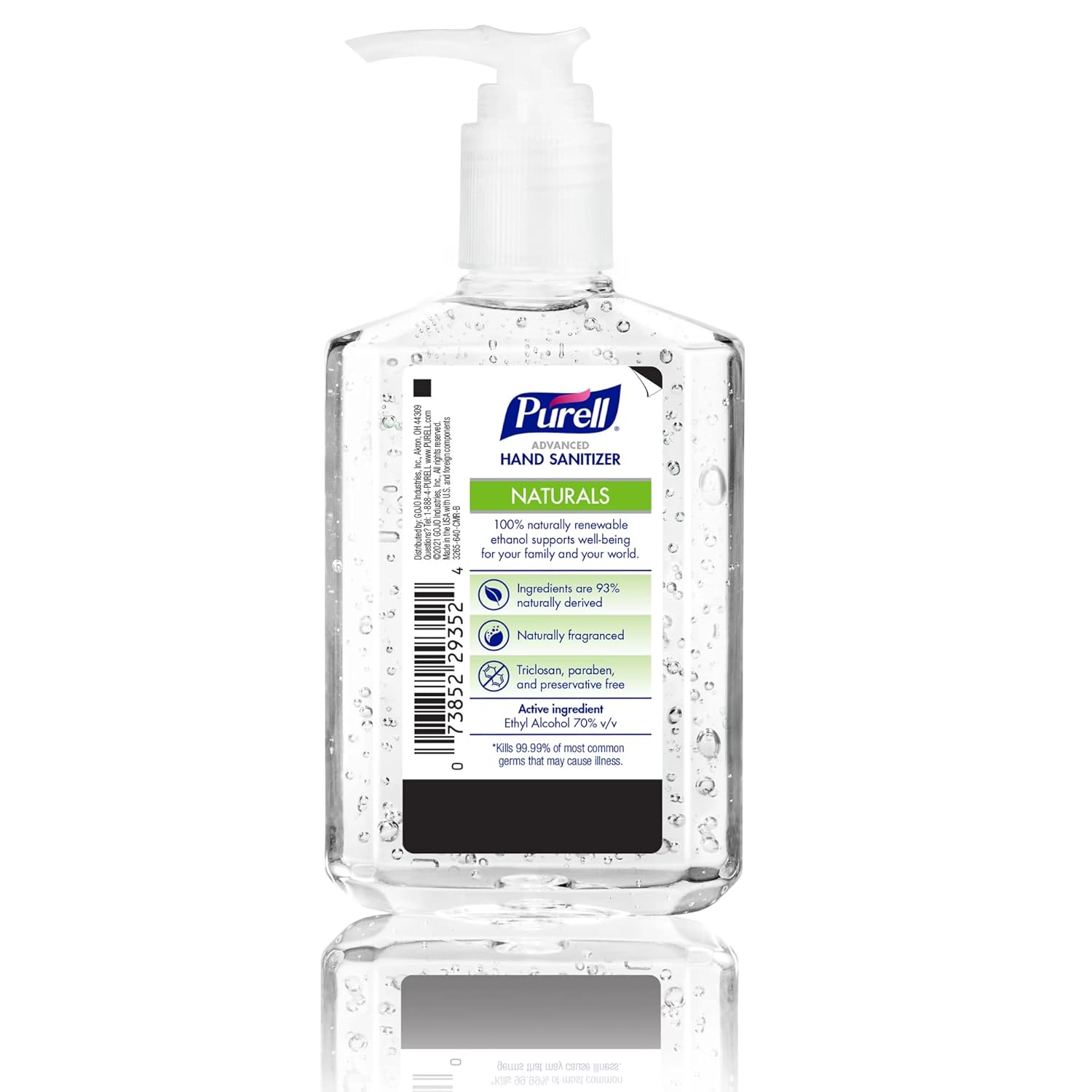 Purell Advanced Hand Sanitizer with Essential Oils and Skin Conditioners - 6.5oz/12pk