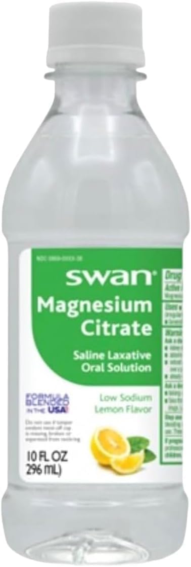 Swan Citrate of Magnesia Laxative Lemon - 10oz/6pk