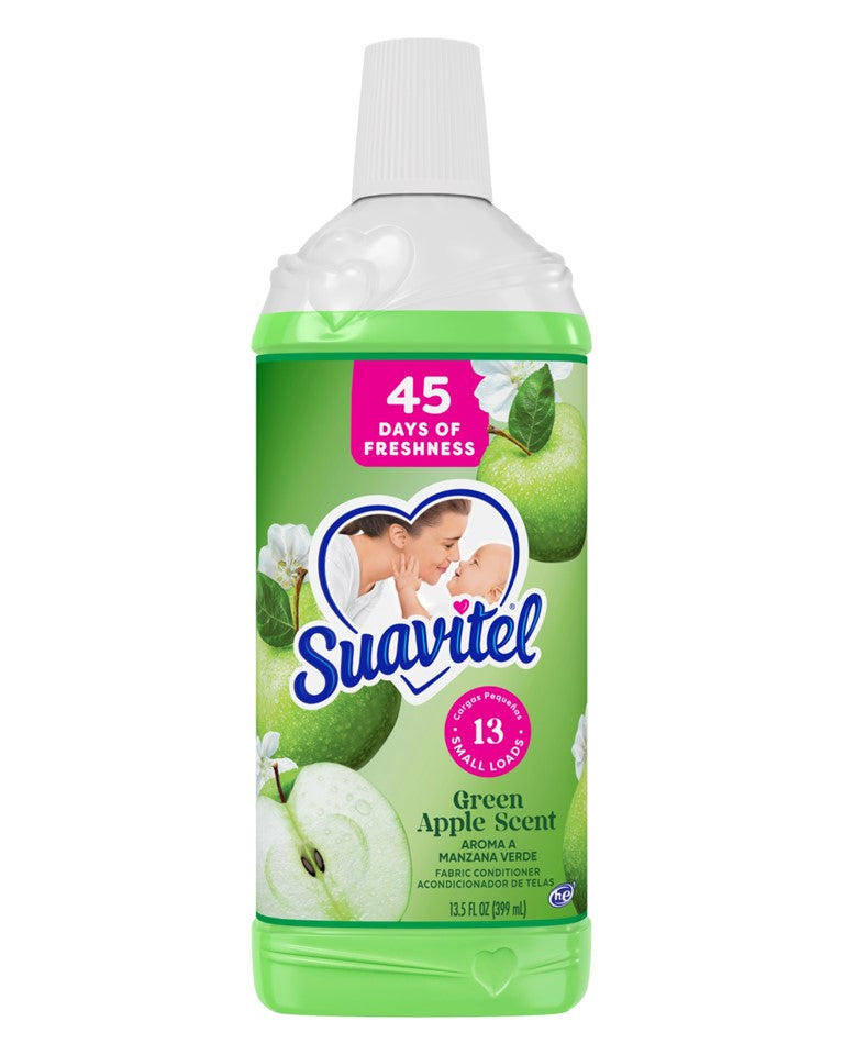 Suavitel Fabric Conditioner Green Apple Scent - 13.5oz/12pk
