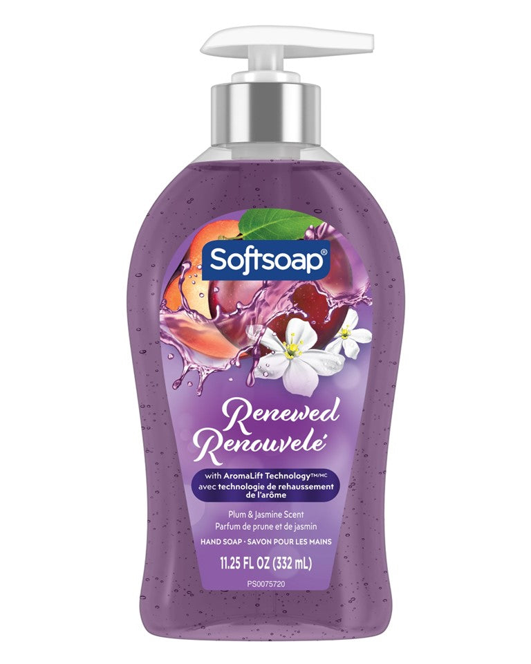 Softsoap Liquid Hand Soap Renewed Plum and Jasmine Scent - 11.25oz/6pk