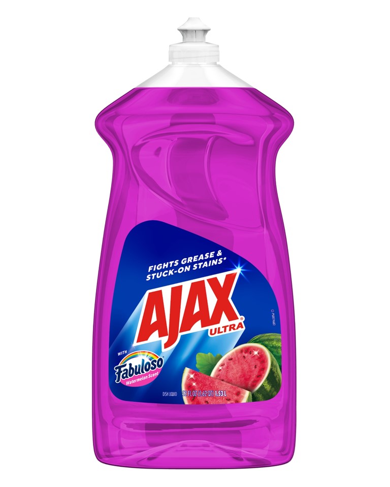 Ajax Ultra Dish Soap with Fabuloso Watermelon Scent - 52oz/6pk