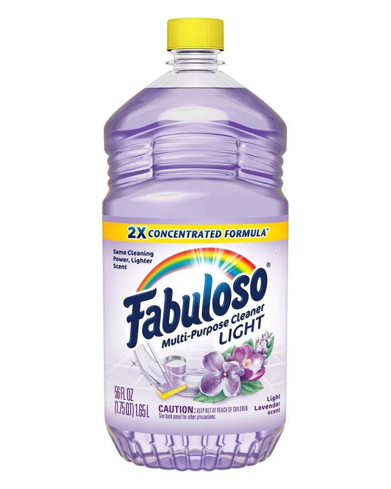 Fabuloso 2X Multi-Purpose Cleaner Light Lavender Scent - 56oz/6pk