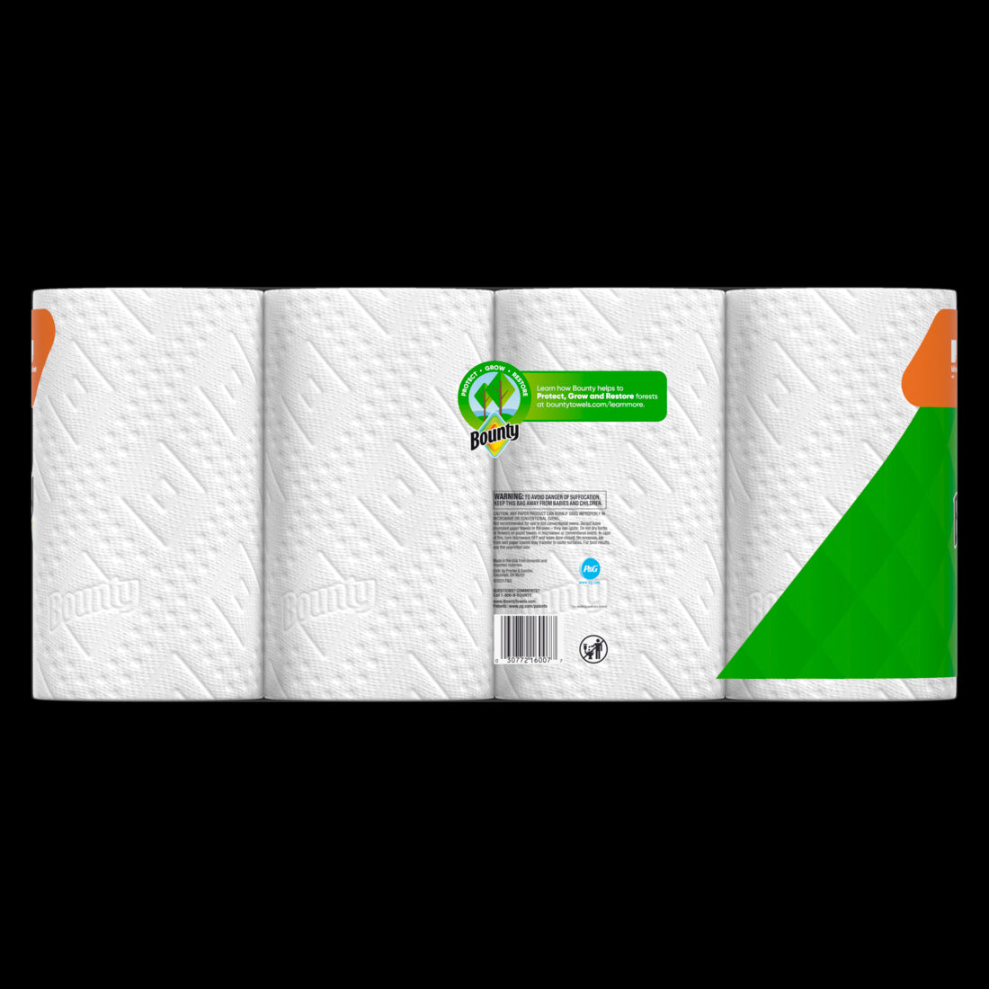 Bounty Paper Towels Full Sheet White Triple Rolls - (4x75)ct/6pk