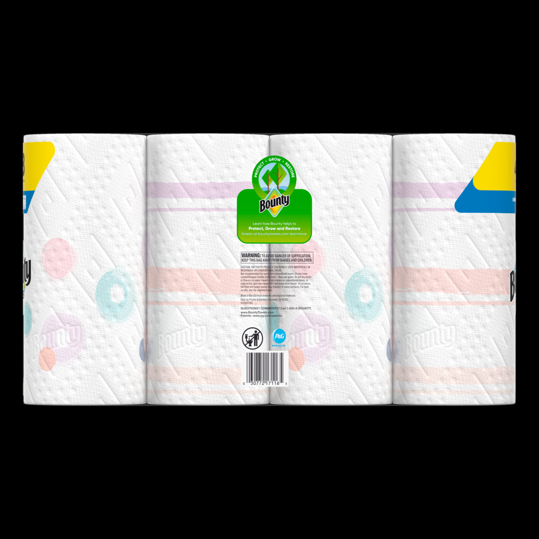 Bounty Paper Towels Select-A-Size Print Double Rolls - (4x82)ct/6pk