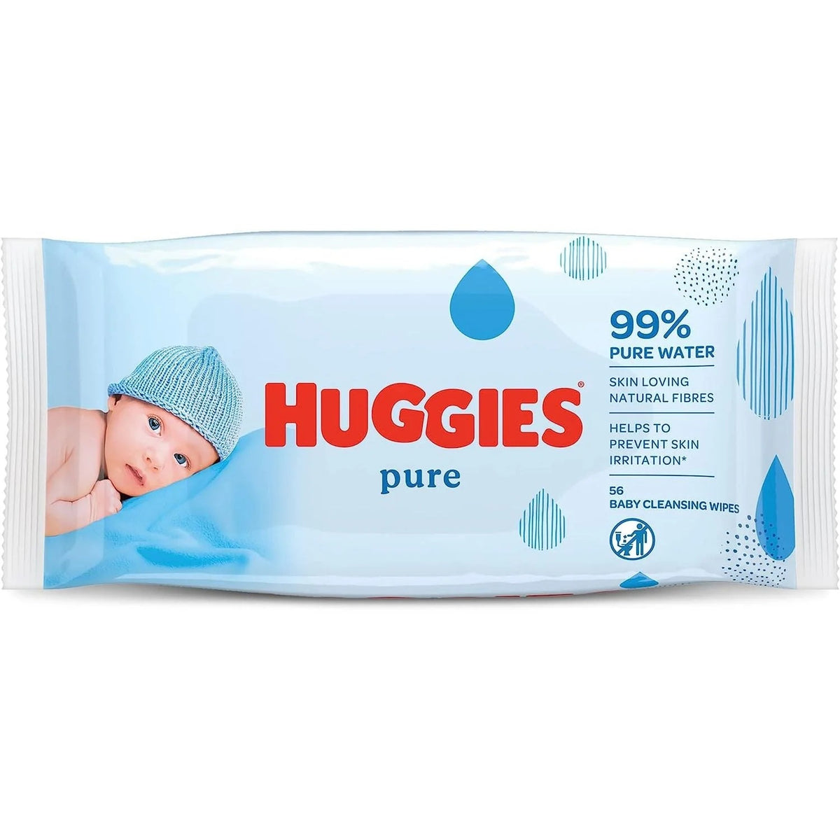 Huggies Pure Baby Cleansing Wipes - 56ct/10pk