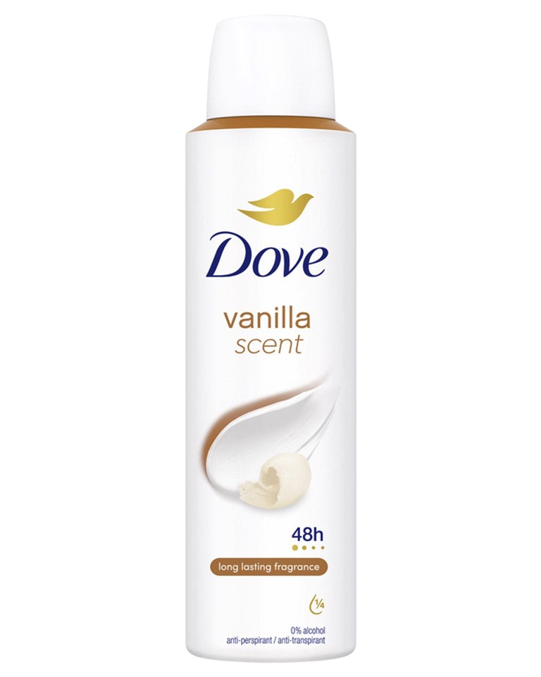 Dove Anti-Perspirant Spray Vanilla - 5.0oz/150ml/6pk
