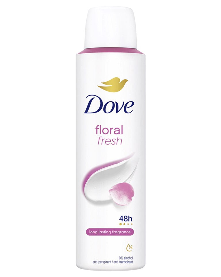 Dove Anti-Perspirant Spray Floral Fresh - 5.0oz/150ml/6pk
