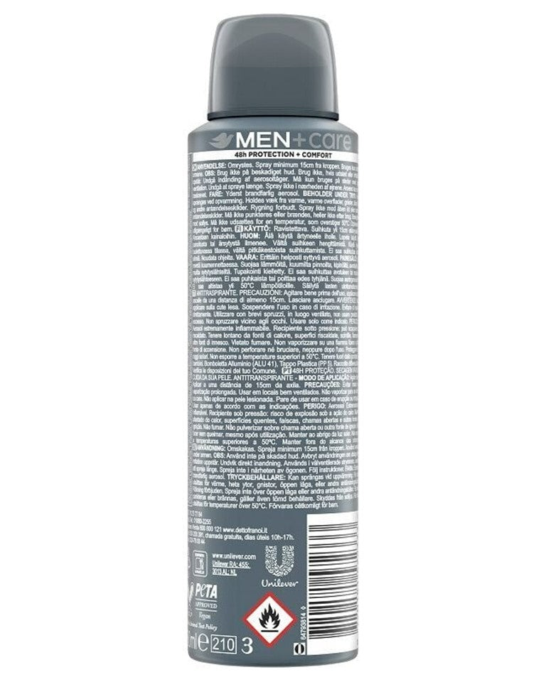 Dove Men Anti-Perspirant Spray Energising - 5.0oz/150ml/6pk