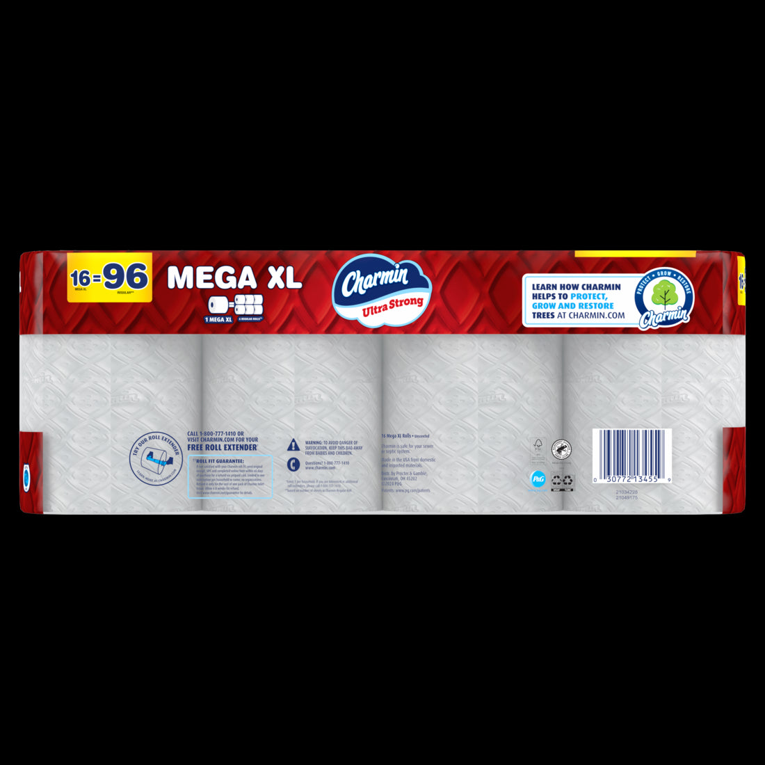 Charmin Ultra Strong Toilet Paper Mega XL Rolls 330 sheets per roll - 16ct/1pk