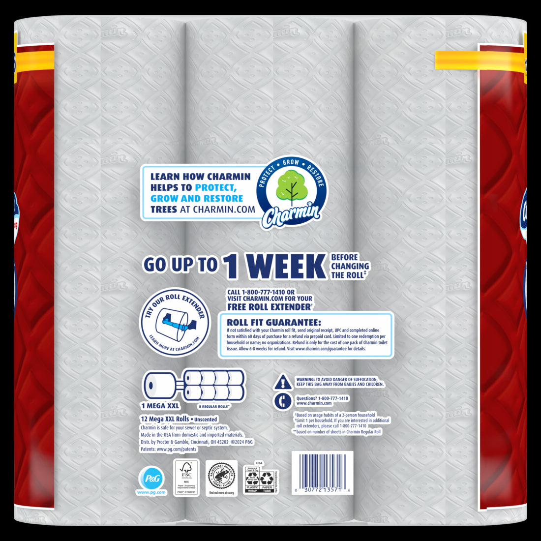 Charmin Ultra Strong Toilet Paper Mega XXL Rolls - (2x440)ct/2pk