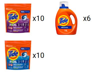 Tide Display LQ 34z PP 16ct 3SFD - 26pk