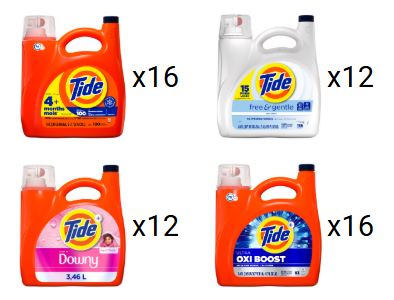 Tide Display LQ HE Oxi Ori Free Wtd 2L FDRP - 56pk