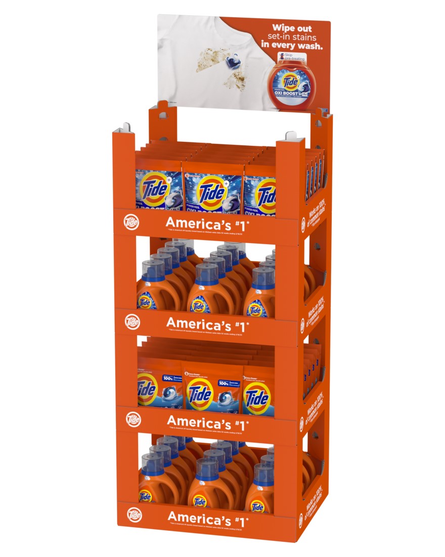 Tide Display LQ HE OXI 30z 34z PP 9c 16c QDRP - 66pk
