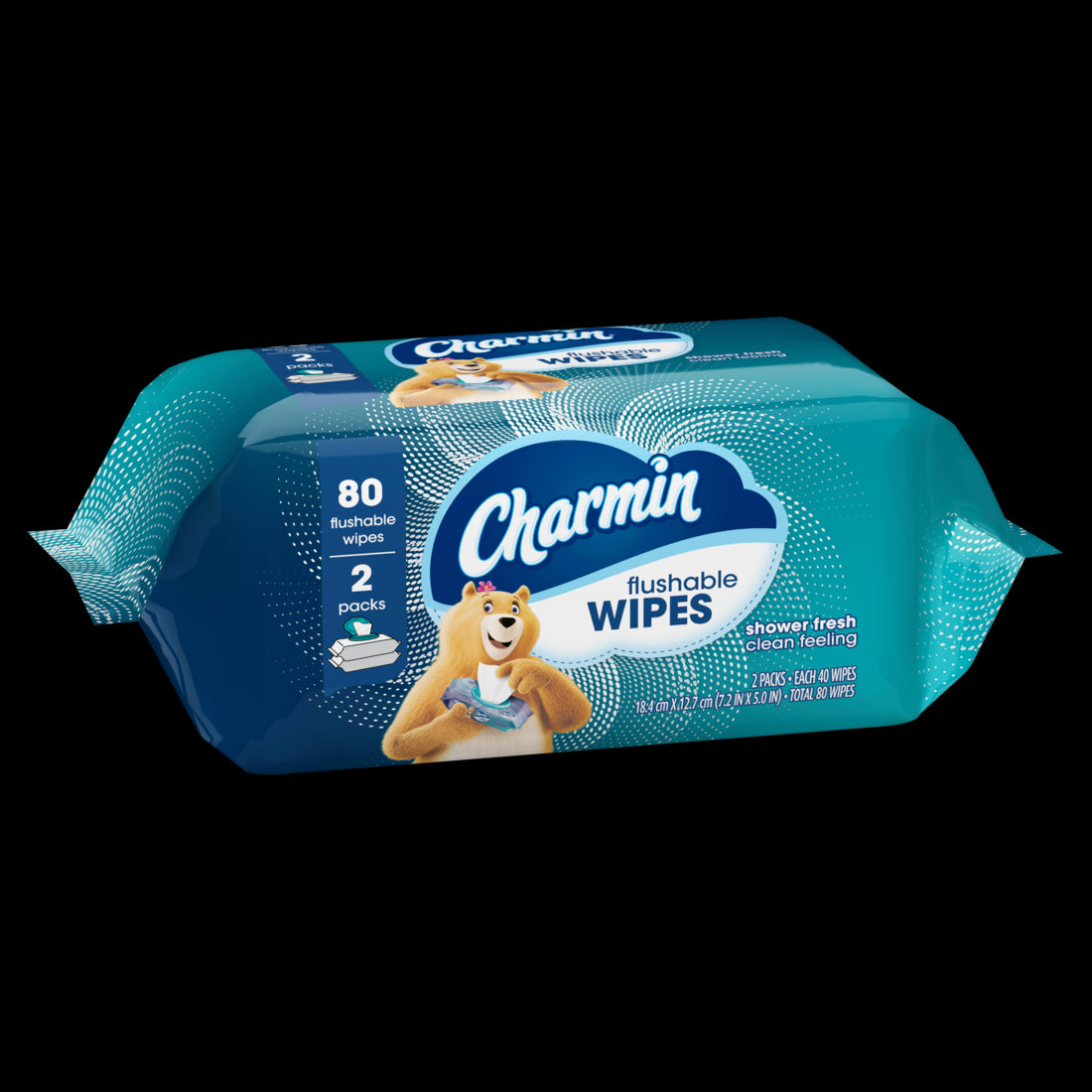 Charmin Flushable Wipes - (2x40)ct/6pk
