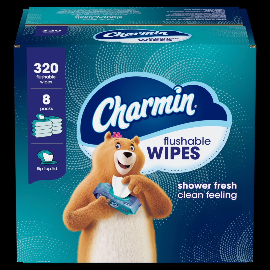 Charmin Flushable Wipes - (8x40)ct/1pk