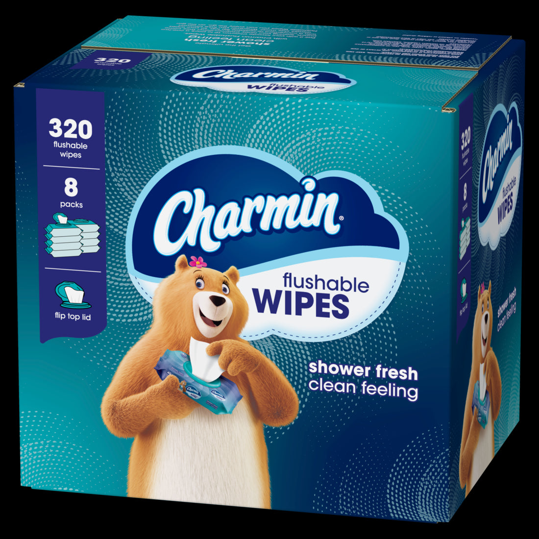 Charmin Flushable Wipes - (8x40)ct/1pk