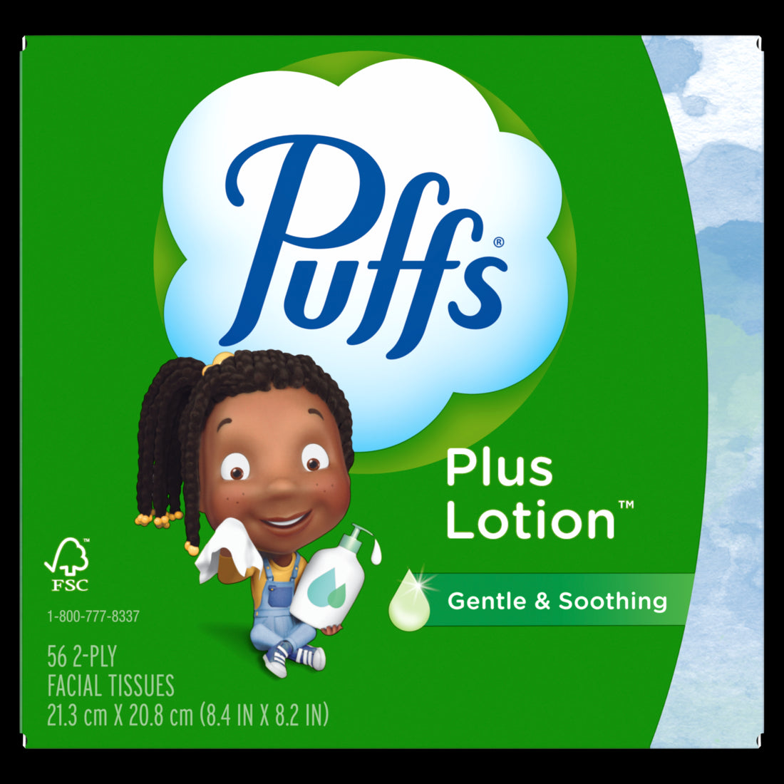 Puffs Plus Lotion Facial Tissue Cube Box - 56ct/24pk