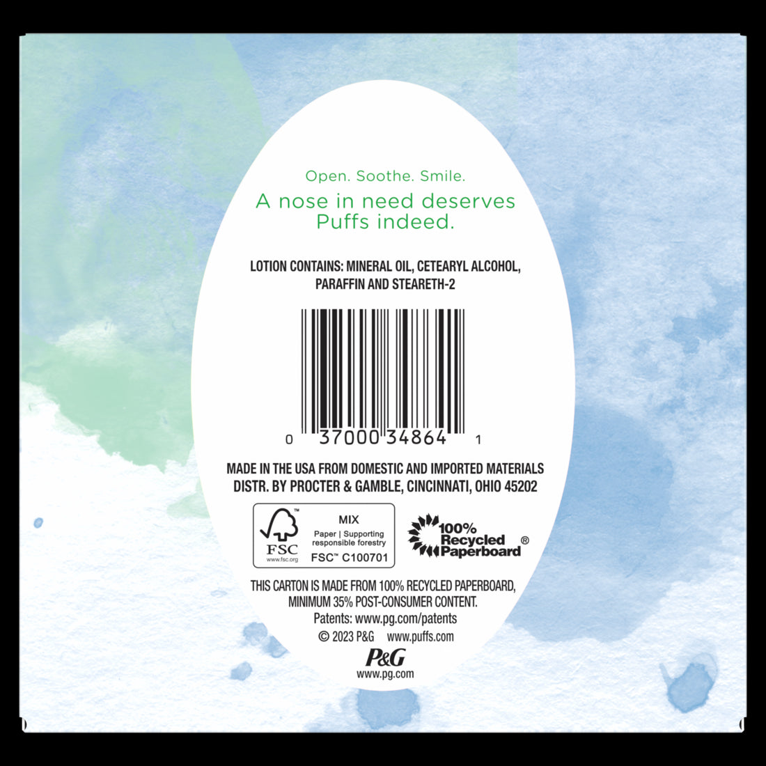 Puffs Plus Lotion Facial Tissue Cube Box - 56ct/24pk