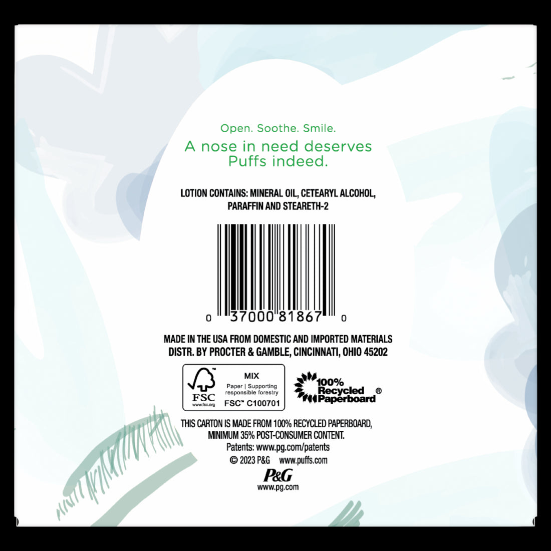Puffs Plus Lotion Facial Tissue Cube Box - 48ct/24pk
