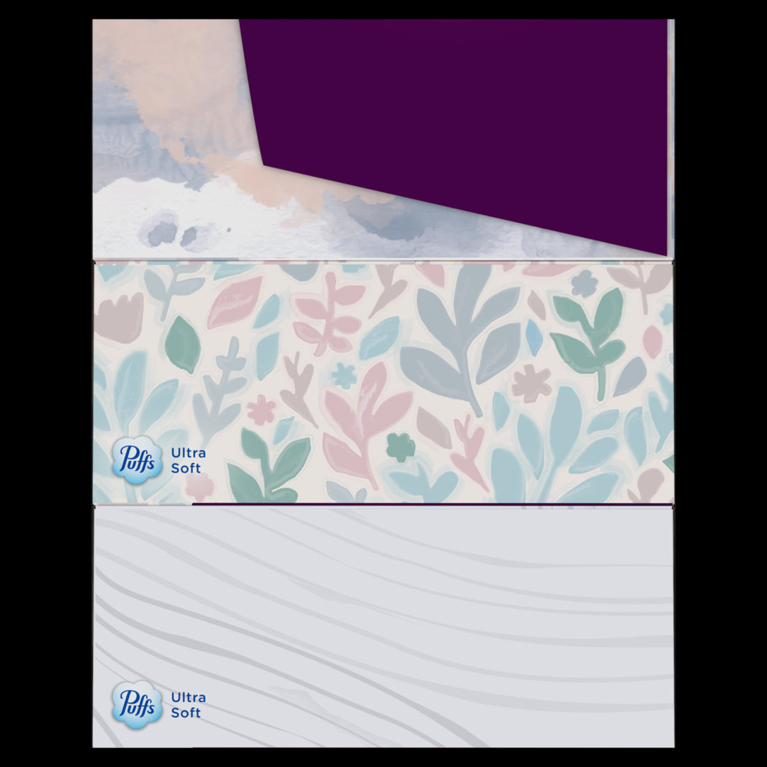 Puffs Ultra Soft Facial Tissues Family Size Boxes - (6x124)ct/4pk