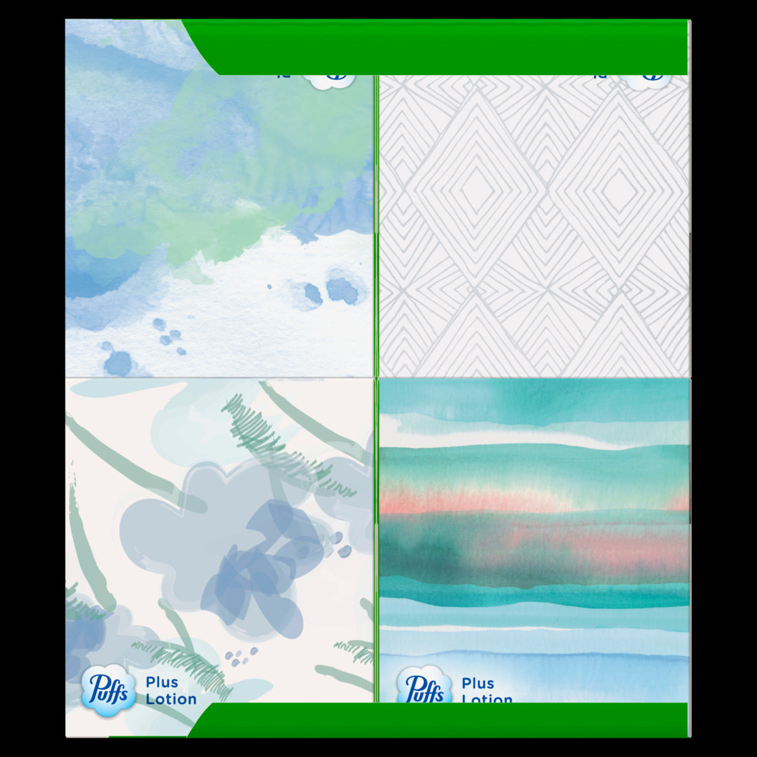 Puffs Plus Lotion Facial Tissue Cube Boxes - (4x48)ct/6pk