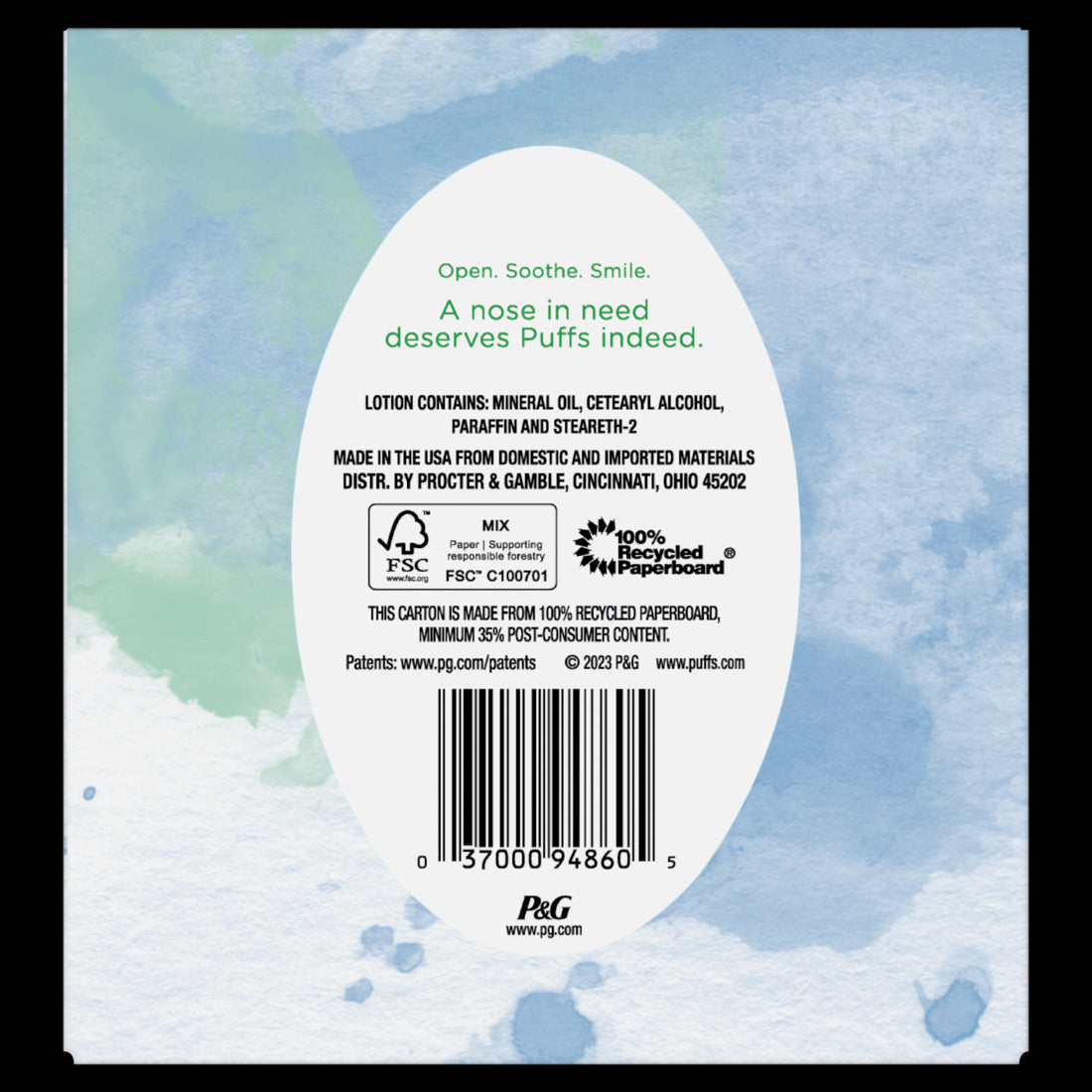 Puffs Plus Lotion Facial Tissue Mega Cube Box - 72ct/18pk