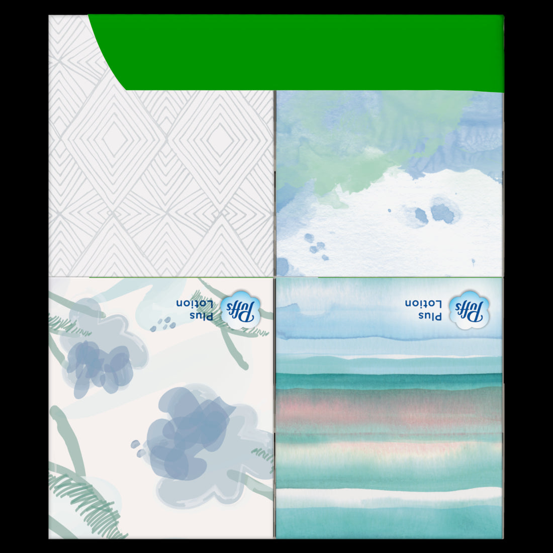 Puffs Plus Lotion Facial Tissue Mega Cube Boxes - (4x72)ct/6pk