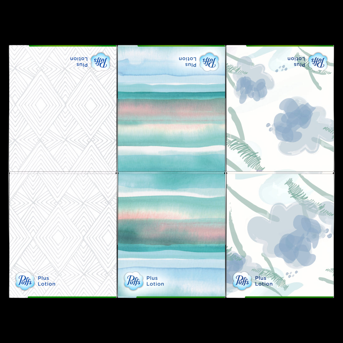 Puffs Plus Lotion Facial Tissue Mega Cube Boxes - (6x72)ct/4pk