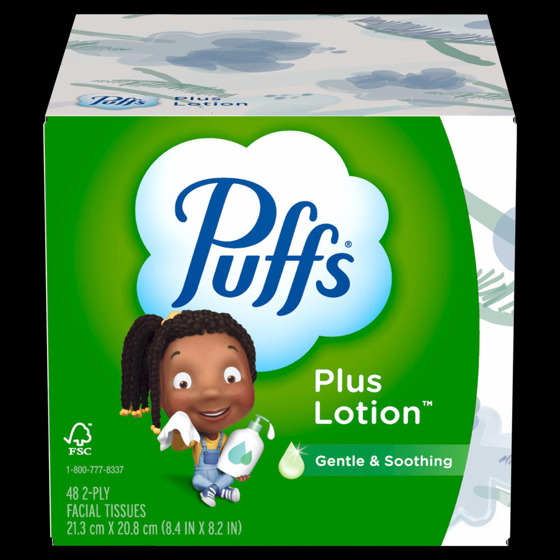 Puffs Plus Lotion Facial Tissue Cube Box - 48ct/24pk