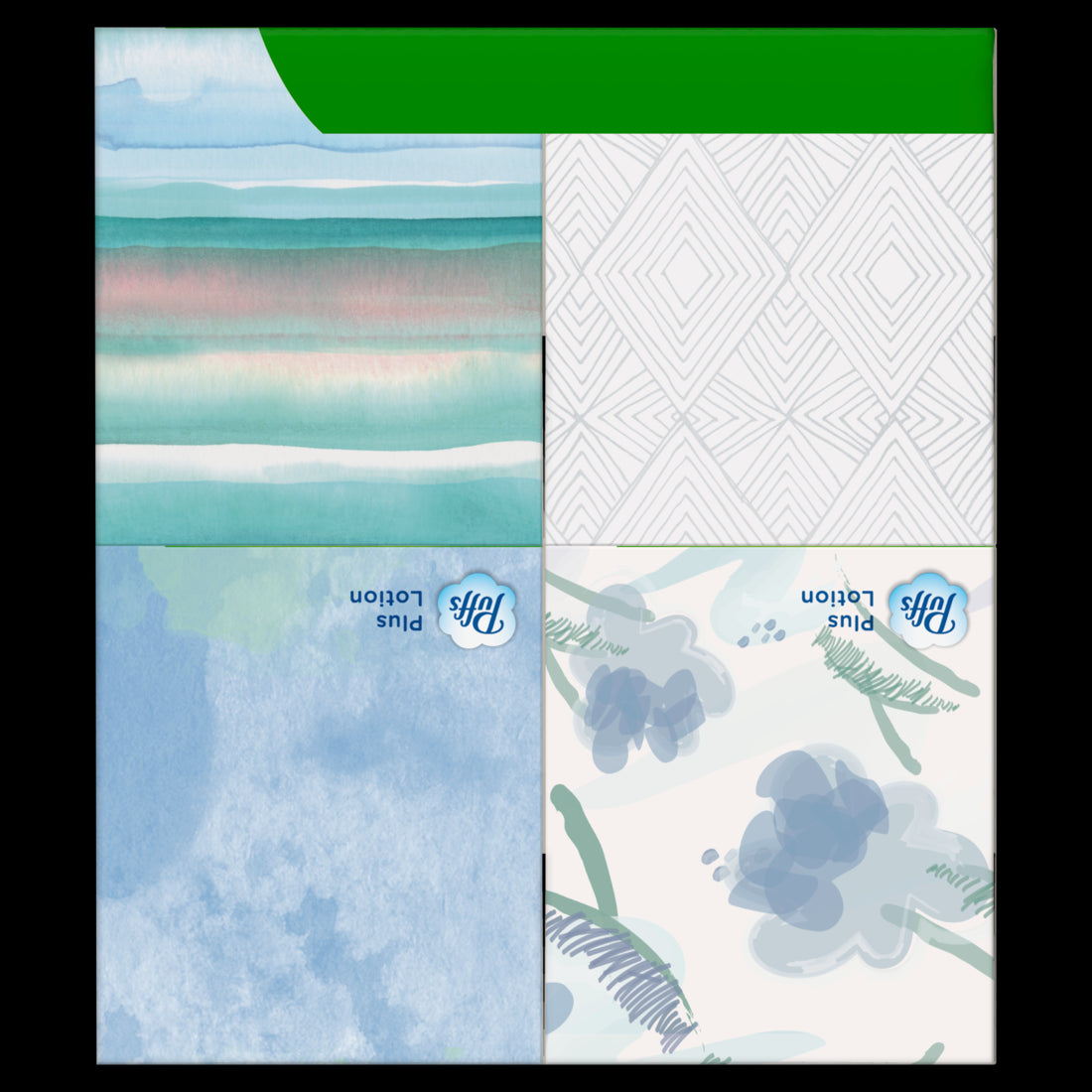 Puffs Plus Lotion Facial Tissues Cube Boxes - (4x56)ct/6pk