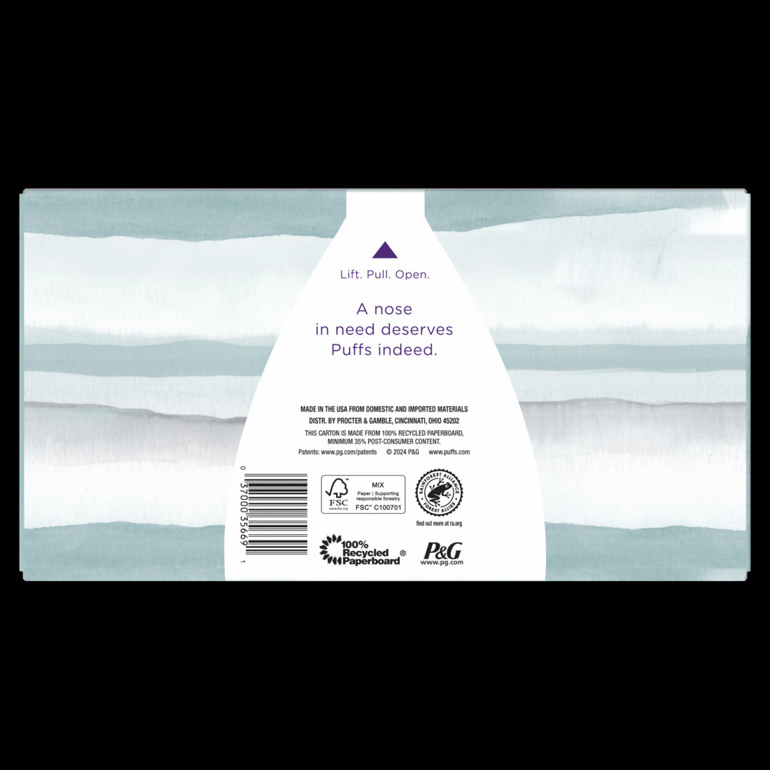 Puffs Ultra Soft Facial Tissues Family Size Box - 124ct/24pk