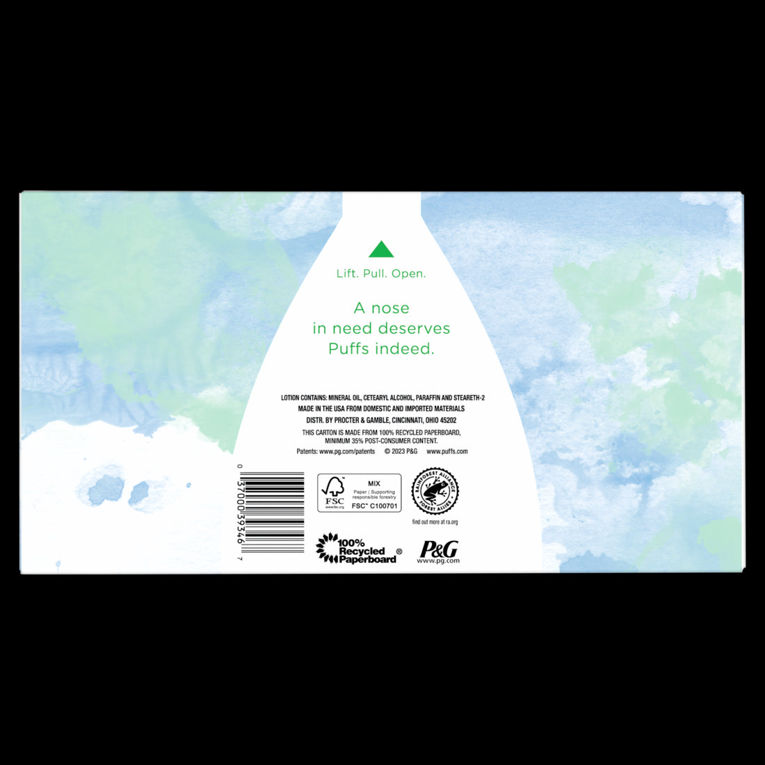 Puffs Plus Lotion Facial Tissue Family Size Box - 124ct/24pk