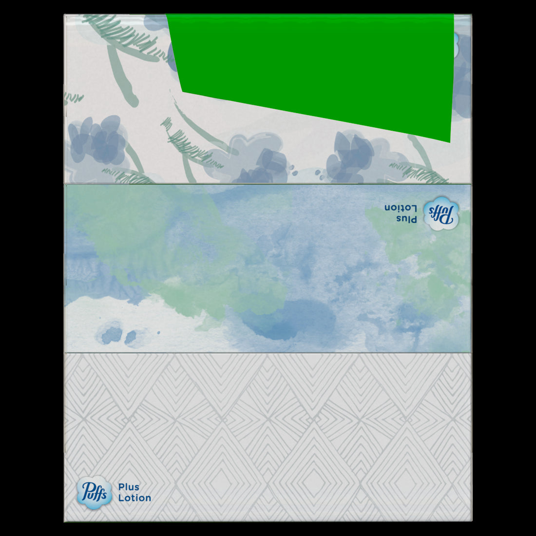 Puffs Plus Lotion Facial Tissue Family Size Boxes - (6x124)ct/4pk