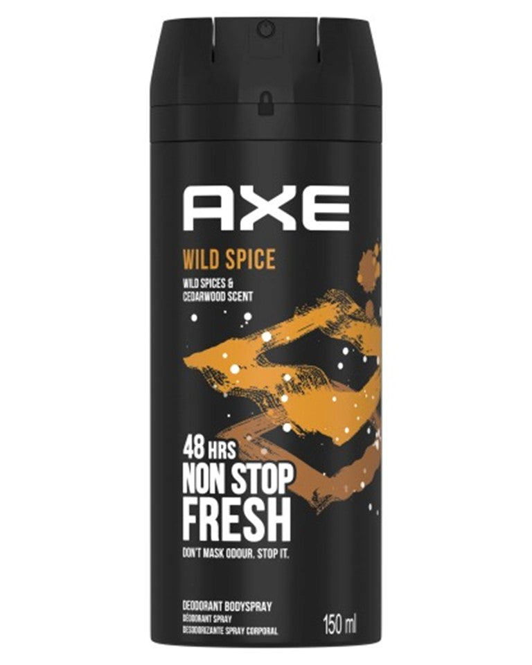 Axe Deodorant Body Spray Wild-spice - 5.0oz/150ml/6pk