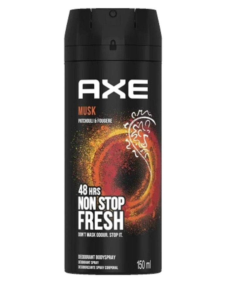 Axe Deodorant Body Spray Musk - 5.0oz/150ml/6pk