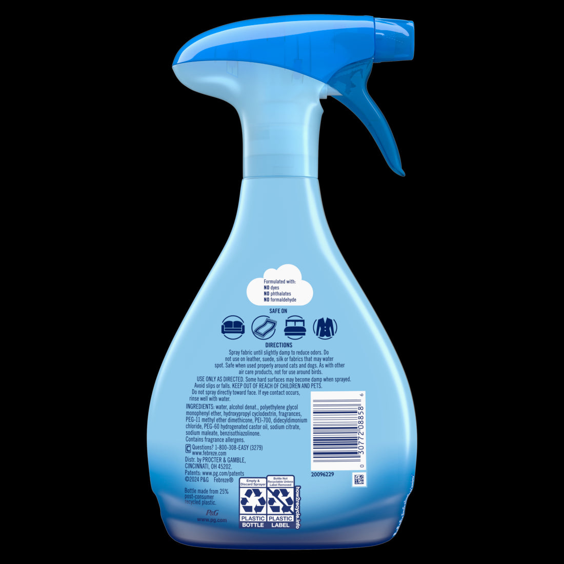 Febreze Extra Strength Fabric Refresher Original Scent - 14.8oz/6pk