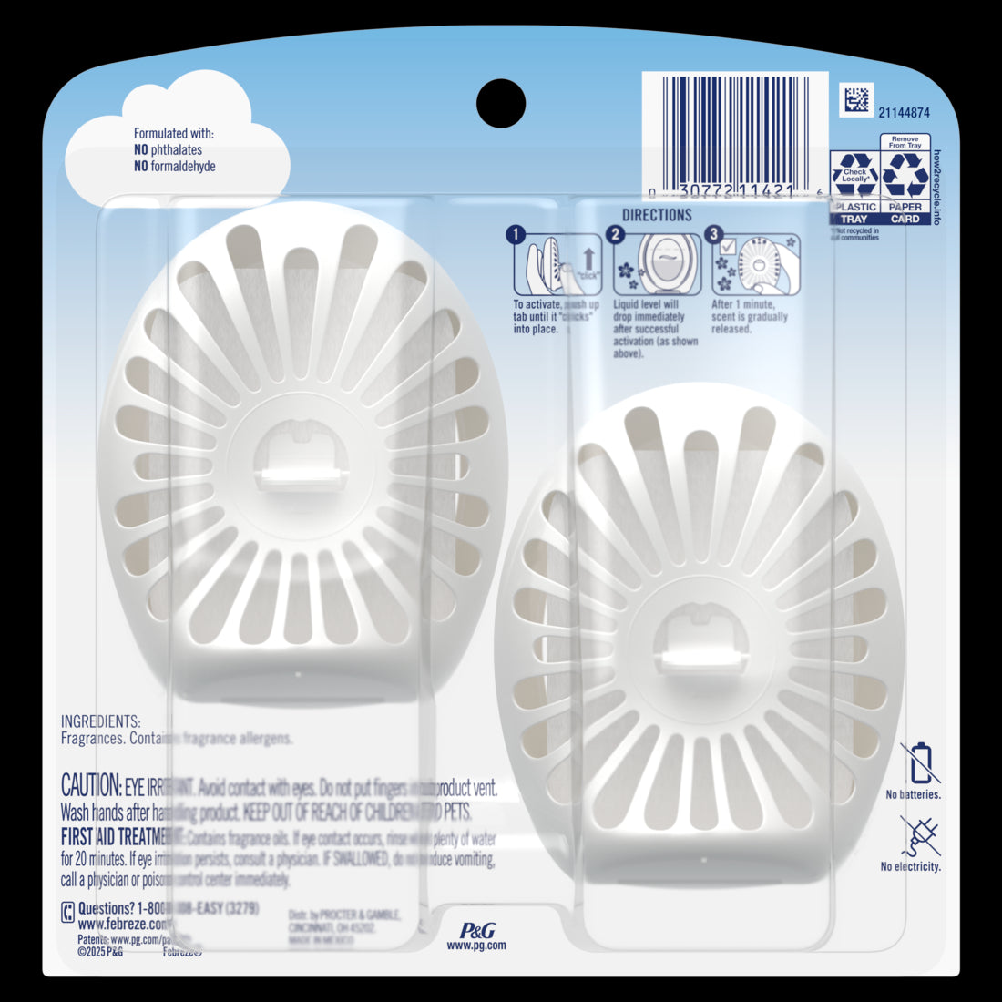Febreze Small Spaces Air Freshener Georgia Peach US - 15ml/6pk