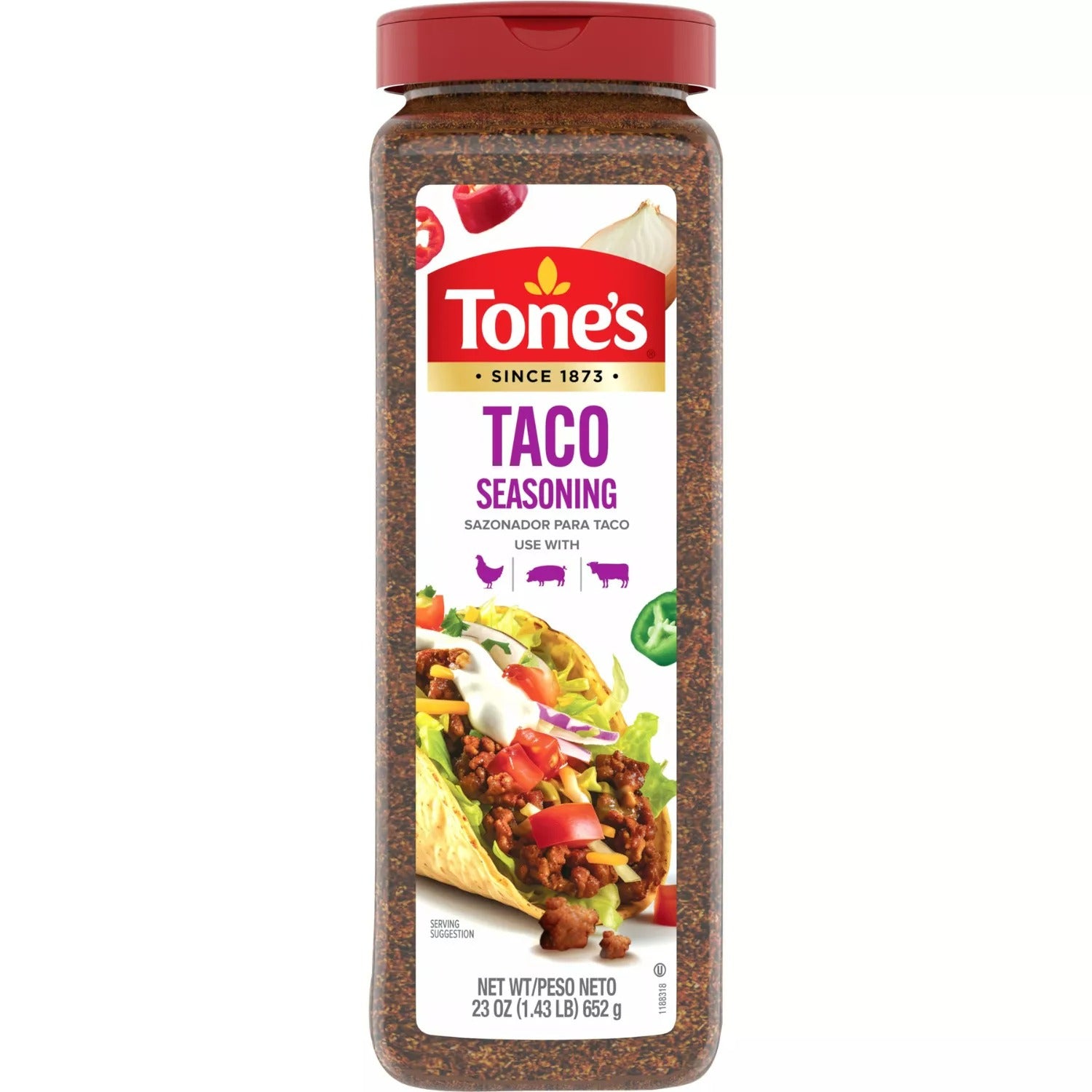 Tone's Taco Seasoning - 23oz/1pk