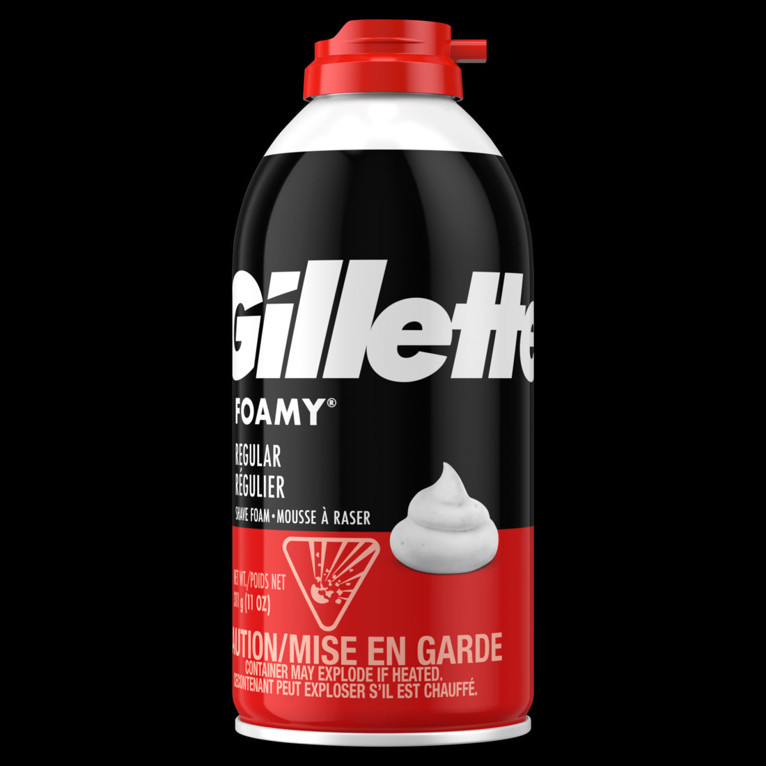 Gillette Foamy Classic Shave Foam for Men Original Scent - 11oz/12pk